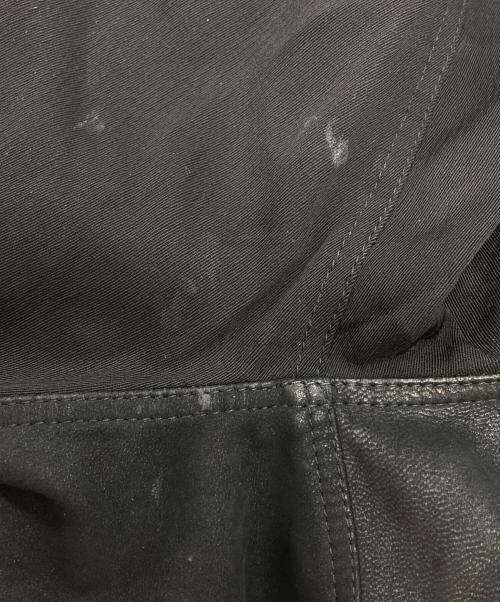 RICK OWENS（リックオウエンス）RICK OWENS (リックオウエンス) Cropped Flight Bomber Jacket/クロップド フライトボンバージャケット ブラック サイズ:Sの古着・服飾アイテム