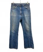 LEVI'Sリーバイス）の古着「70s 66前期 646フレアデニムパンツ」｜インディゴ
