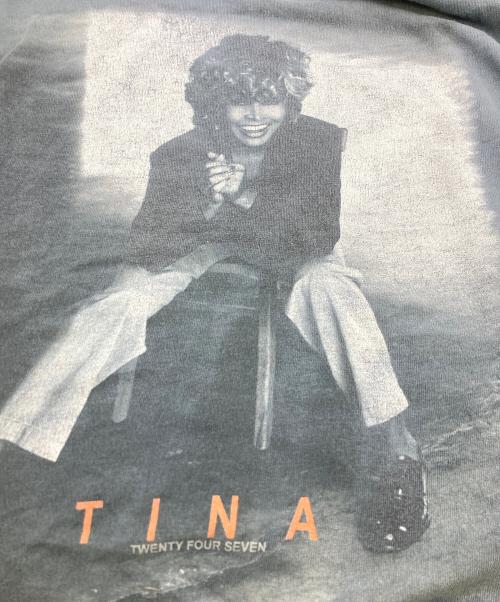 tina turner（ティナ・ターナー）Tina Turner (ティナ・ターナー) 00s TWENTY FOUR SEVEN プリントTシャツ ブルー サイズ:不明の古着・服飾アイテム