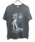 FRUIT OF THE LOOM（フルーツオブザルーム）の古着「justified and stripped tour Tシャツ」｜ブラック