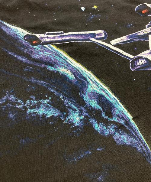 STAR TREK（スタートレック）STAR TREK (スタートレック) 90s  Enterprise fadeTシャツ ブラック サイズ:XLの古着・服飾アイテム