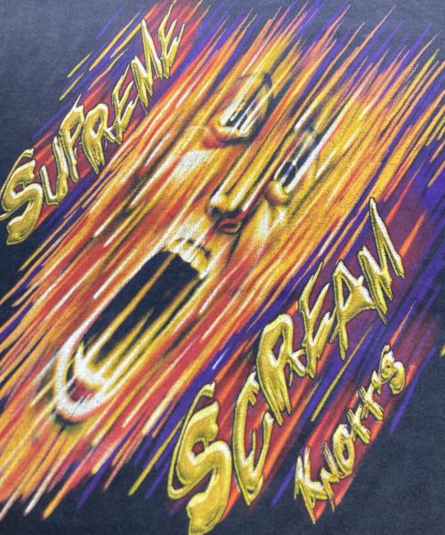 knott's BERRY FARM（ノッツ・ベリー・ファーム）knott's BERRY FARM (ノッツ・ベリー・ファーム) 90s SUPREME SCREAMグラフィックTシャツ ブラック サイズ:XLの古着・服飾アイテム