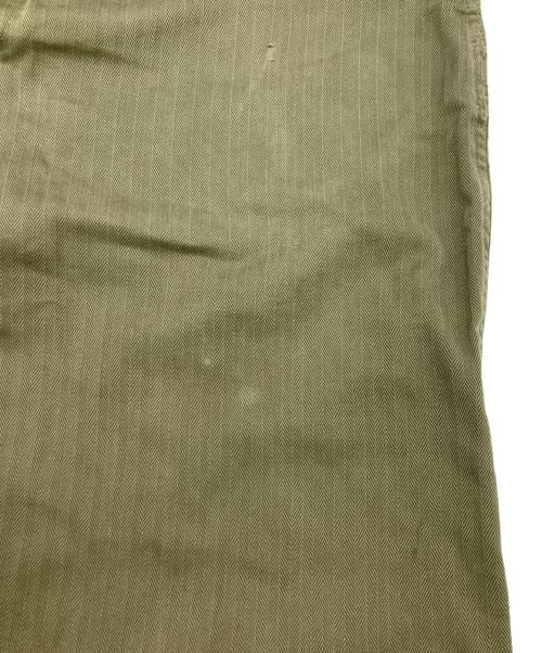 USMC（ユーエスエムシー）USMC (ユーエスエムシー) 40s P-41 HBT TROUSER カーキ サイズ:不明(実寸参照）の古着・服飾アイテム