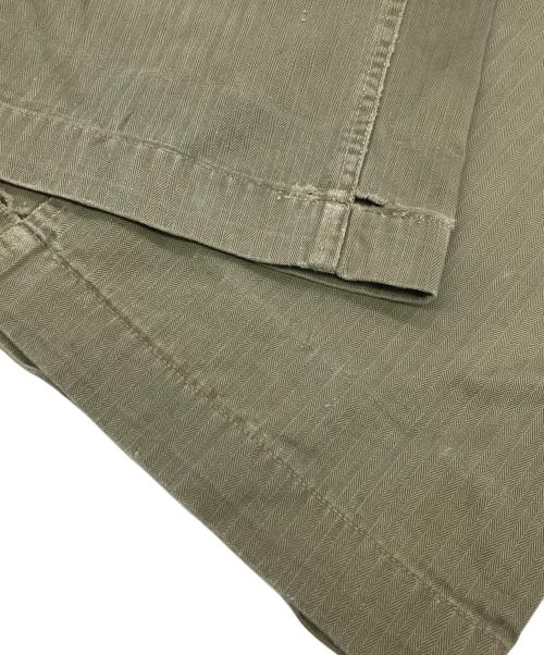 USMC（ユーエスエムシー）USMC (ユーエスエムシー) 40s P-41 HBT TROUSER カーキ サイズ:不明(実寸参照）の古着・服飾アイテム