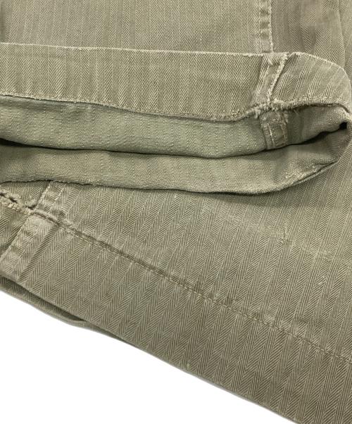 USMC（ユーエスエムシー）USMC (ユーエスエムシー) 40s P-41 HBT TROUSER カーキ サイズ:不明(実寸参照）の古着・服飾アイテム