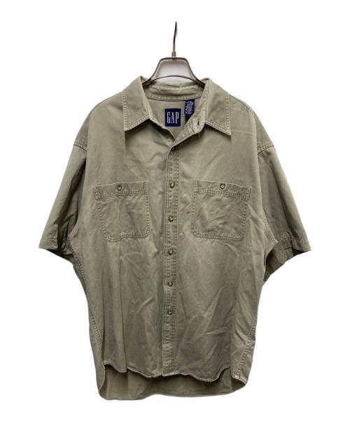 GAP（ギャップ）GAP (ギャップ) 90s 半袖シャツ ベージュ サイズ:	SIZE Lの古着・服飾アイテム