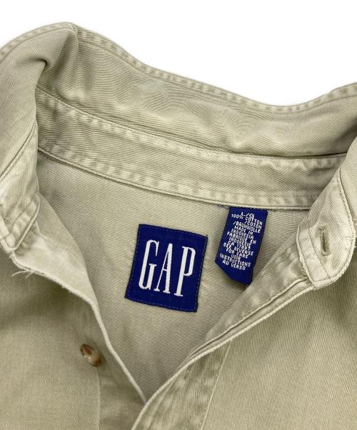 GAP（ギャップ）GAP (ギャップ) 90s 半袖シャツ ベージュ サイズ:	SIZE Lの古着・服飾アイテム