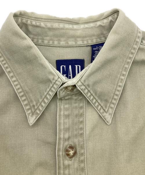 GAP（ギャップ）GAP (ギャップ) 90s 半袖シャツ ベージュ サイズ:	SIZE Lの古着・服飾アイテム