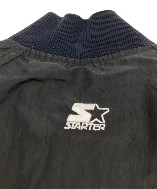 STARTER（スターター）STARTER (スターター) 90S ナイロンスタジャン ブラック サイズ:Lの古着・服飾アイテム