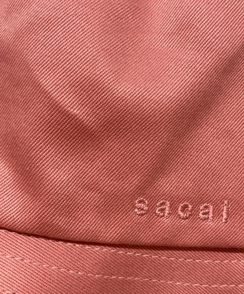 sacai（サカイ）sacai (サカイ) レイヤードバケットハット/Layered bucket hat ピンクの古着・服飾アイテム