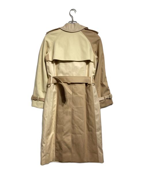 BURBERRY（バーバリー）BURBERRY (バーバリー) コットンギャバジンパッチワークトレンチコート ベージュ サイズ:34 未使用品の古着・服飾アイテム