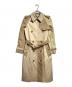 BURBERRY (バーバリー) コットンギャバジンパッチワークトレンチコート ベージュ サイズ:34 未使用品：60000円