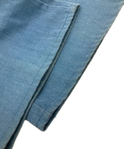 BIG SMITH（ビッグスミス）BIG SMITH (ビッグスミス) フレアピケパンツ ブルー サイズ:-の古着・服飾アイテム