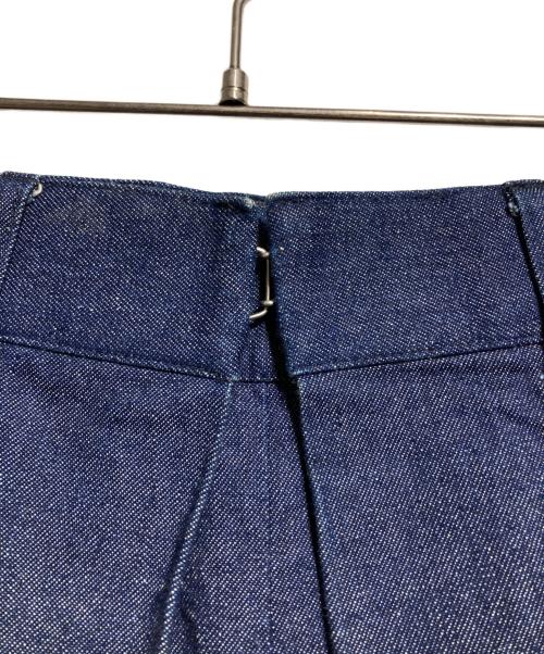 JOHN LAWRENCE SULLIVAN（ジョン ローレンス サリバン）JOHN LAWRENCE SULLIVAN (ジョン ローレンス サリバン) WASHED DENIM WIDE PANTS インディゴ サイズ:42の古着・服飾アイテム