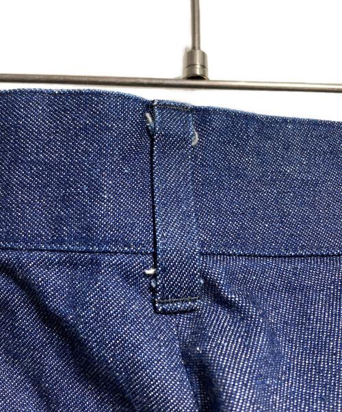 JOHN LAWRENCE SULLIVAN（ジョン ローレンス サリバン）JOHN LAWRENCE SULLIVAN (ジョン ローレンス サリバン) WASHED DENIM WIDE PANTS インディゴ サイズ:42の古着・服飾アイテム