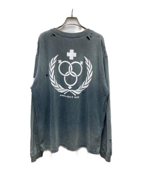 PROJECT G/R（プロジェクト ジーアール）PROJECT G/R (プロジェクト ジーアール) IMO Washed Long Sleeve グレー サイズ:2の古着・服飾アイテム