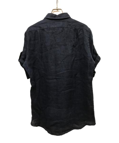 POLO RALPH LAUREN（ポロ・ラルフローレン）POLO RALPH LAUREN (ポロ・ラルフローレン) リネンシャツ ネイビー サイズ:Lの古着・服飾アイテム
