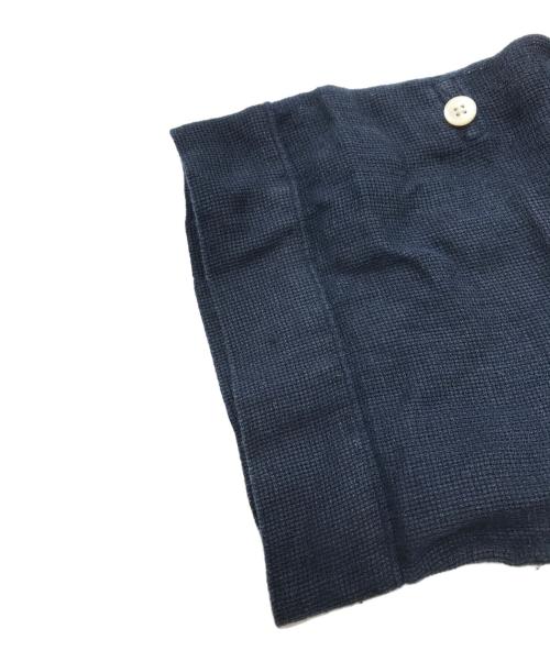 POLO RALPH LAUREN（ポロ・ラルフローレン）POLO RALPH LAUREN (ポロ・ラルフローレン) リネンシャツ ネイビー サイズ:Lの古着・服飾アイテム
