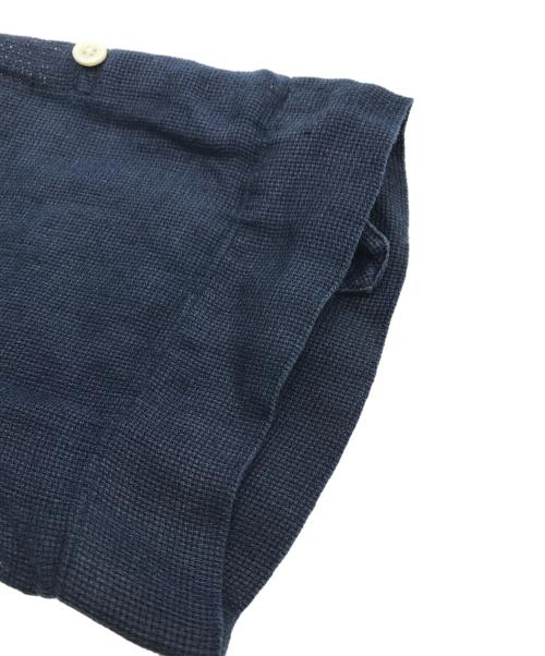 POLO RALPH LAUREN（ポロ・ラルフローレン）POLO RALPH LAUREN (ポロ・ラルフローレン) リネンシャツ ネイビー サイズ:Lの古着・服飾アイテム
