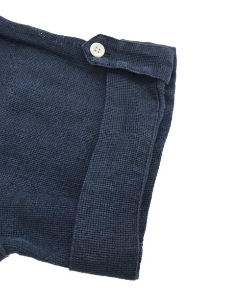 POLO RALPH LAUREN（ポロ・ラルフローレン）POLO RALPH LAUREN (ポロ・ラルフローレン) リネンシャツ ネイビー サイズ:Lの古着・服飾アイテム