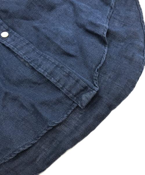 POLO RALPH LAUREN（ポロ・ラルフローレン）POLO RALPH LAUREN (ポロ・ラルフローレン) リネンシャツ ネイビー サイズ:Lの古着・服飾アイテム