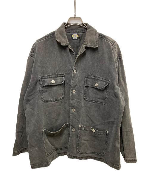 ACROPOLE（アクロポリス）ACROPOLE (アクロポリス) ブラックデニムカバーオール ブラック サイズ:SIZE Mの古着・服飾アイテム