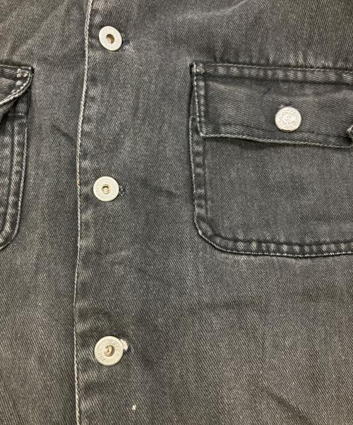 ACROPOLE（アクロポリス）ACROPOLE (アクロポリス) ブラックデニムカバーオール ブラック サイズ:SIZE Mの古着・服飾アイテム