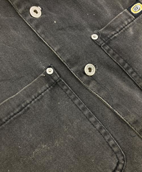 ACROPOLE（アクロポリス）ACROPOLE (アクロポリス) ブラックデニムカバーオール ブラック サイズ:SIZE Mの古着・服飾アイテム