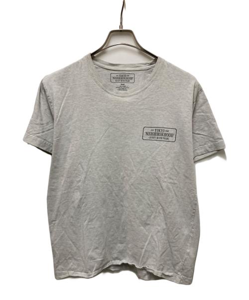 NEIGHBORHOOD（ネイバーフッド）NEIGHBORHOOD (ネイバーフッド) ロゴプリントTシャツ グレー サイズ:Sの古着・服飾アイテム