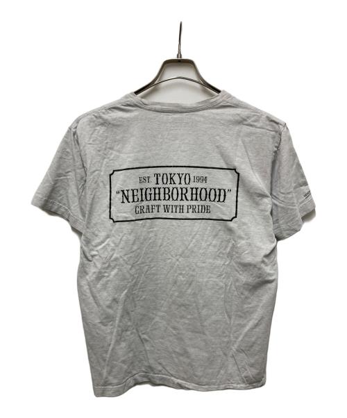 NEIGHBORHOOD（ネイバーフッド）NEIGHBORHOOD (ネイバーフッド) ロゴプリントTシャツ グレー サイズ:Sの古着・服飾アイテム