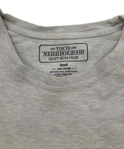 NEIGHBORHOOD（ネイバーフッド）NEIGHBORHOOD (ネイバーフッド) ロゴプリントTシャツ グレー サイズ:Sの古着・服飾アイテム