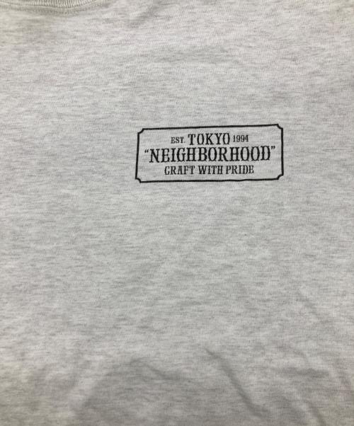 NEIGHBORHOOD（ネイバーフッド）NEIGHBORHOOD (ネイバーフッド) ロゴプリントTシャツ グレー サイズ:Sの古着・服飾アイテム