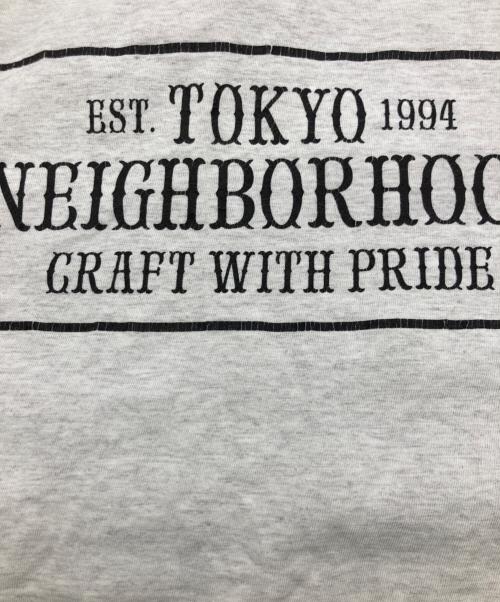 NEIGHBORHOOD（ネイバーフッド）NEIGHBORHOOD (ネイバーフッド) ロゴプリントTシャツ グレー サイズ:Sの古着・服飾アイテム