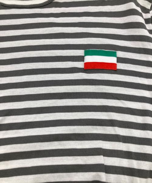 DOLCE & GABBANA（ドルチェ＆ガッバーナ）DOLCE & GABBANA (ドルチェ＆ガッバーナ) ボーダーカットソー グレー×ホワイト サイズ:50の古着・服飾アイテム