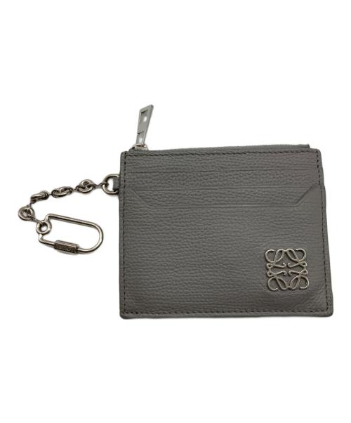 LOEWE（ロエベ）LOEWE (ロエベ) スクエアコインカードホルダー グレー サイズ:Free(実寸参照）の古着・服飾アイテム