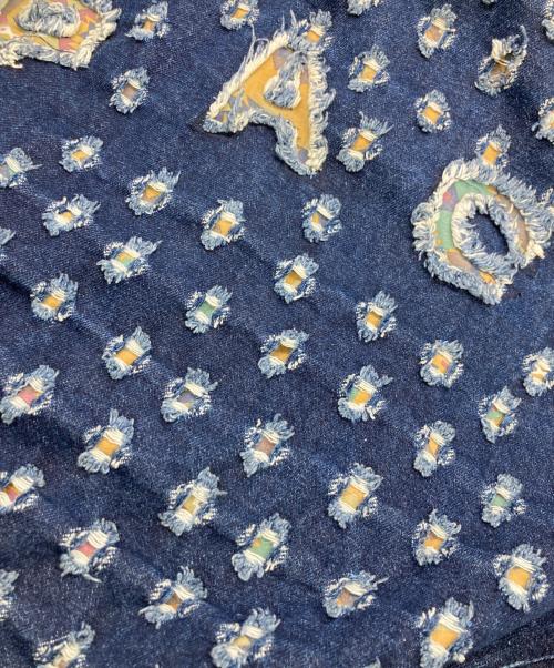 paco（パコ）paco (パコ) ダメージデニムジャケット インディゴ サイズ:XLの古着・服飾アイテム