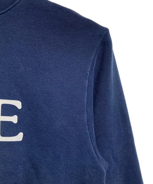 BALENCIAGA（バレンシアガ）BALENCIAGA (バレンシアガ) ダメージ加工クロップドスウェット/Distressed cropped sweatshirt ネイビー サイズ:Sの古着・服飾アイテム