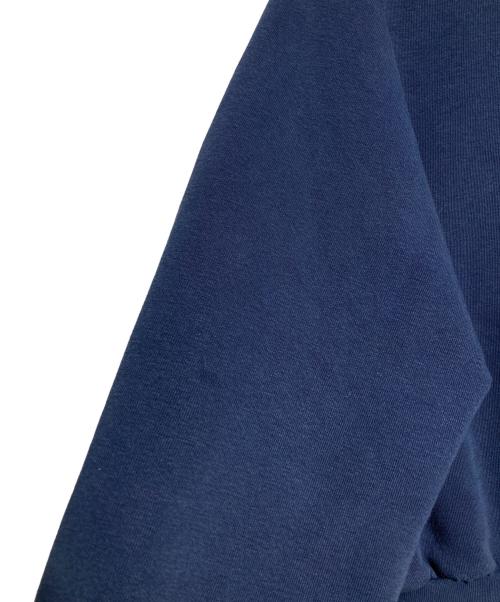 BALENCIAGA（バレンシアガ）BALENCIAGA (バレンシアガ) ダメージ加工クロップドスウェット/Distressed cropped sweatshirt ネイビー サイズ:Sの古着・服飾アイテム