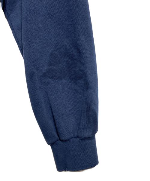 BALENCIAGA（バレンシアガ）BALENCIAGA (バレンシアガ) ダメージ加工クロップドスウェット/Distressed cropped sweatshirt ネイビー サイズ:Sの古着・服飾アイテム