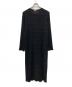 H BEAUTY&YOUTH（エイチ ビューティー&ユース）の古着「SHEER LONG DRESS」｜ブラック