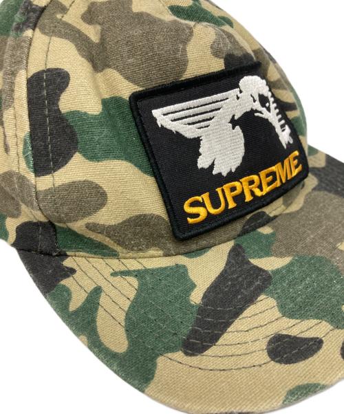 SUPREME（シュプリーム）SUPREME (シュプリーム) Eagle Patch 5 Panel Cap オリーブ×ブラック サイズ:Freeの古着・服飾アイテム