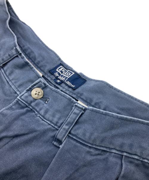 POLO RALPH LAUREN（ポロ・ラルフローレン）POLO RALPH LAUREN (ポロ・ラルフローレン) タックチノパンツ ネイビー サイズ:78の古着・服飾アイテム