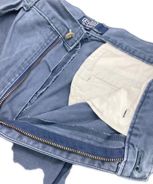 POLO RALPH LAUREN（ポロ・ラルフローレン）POLO RALPH LAUREN (ポロ・ラルフローレン) タックチノパンツ ネイビー サイズ:78の古着・服飾アイテム