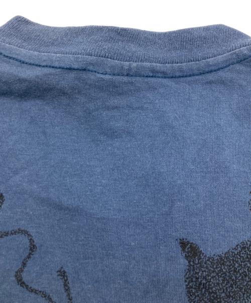 anvil（アンヴィル）anvil (アンヴィル) 90s ペトログリフプリントTシャツ ネイビー サイズ:Mの古着・服飾アイテム