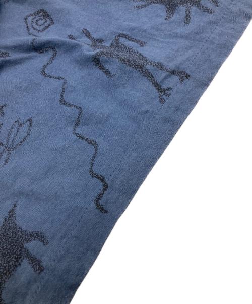 anvil（アンヴィル）anvil (アンヴィル) 90s ペトログリフプリントTシャツ ネイビー サイズ:Mの古着・服飾アイテム