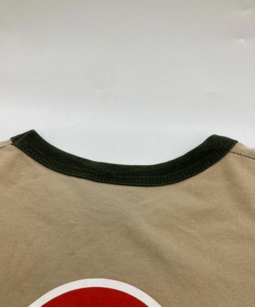 DIESEL（ディーゼル）DIESEL (ディーゼル) 虎漢字リンガーTシャツ ベージュ サイズ:Lの古着・服飾アイテム
