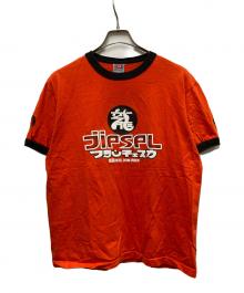 DIESEL（ディーゼル）の古着「龍漢字リンガーTシャツ」｜オレンジ