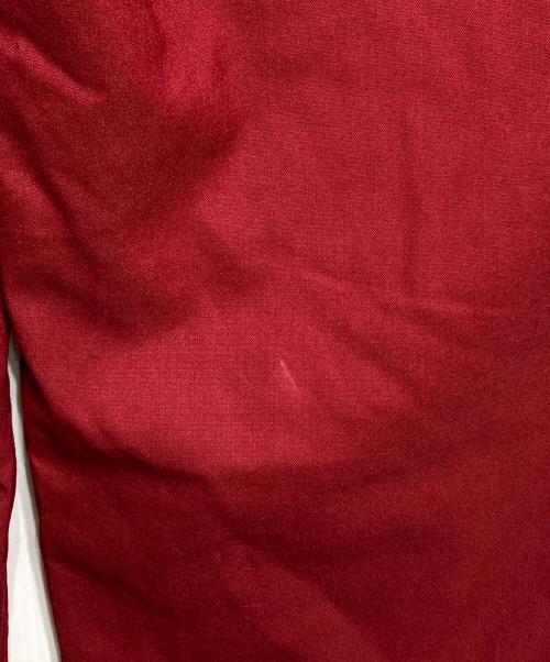 NICENESS（ナイスネス）NICENESS (ナイスネス) センタープリーツドローコードパンツ レッド サイズ:Ｓの古着・服飾アイテム