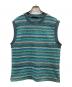 ANDERSSON BELL（アンダーソンベル）の古着「MONACO2 SLEEVELESS KNIT VEST」｜グリーン×ブルー