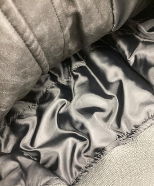 NKNIT（ンニット）NKNIT (ンニット) synthetic leather padded short jacket ブラックの古着・服飾アイテム